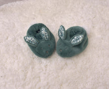 Load image into Gallery viewer, Doudou et Compagnie Sage Green Slipper Gift Set