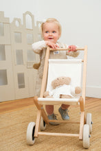 Load image into Gallery viewer, Egmont Toys Wooden Stroller with Natural Fabric
