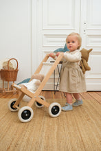 Load image into Gallery viewer, Egmont Toys Wooden Stroller with Natural Fabric