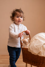 Load image into Gallery viewer, Egmont Toys Wicker Pram Eggshell
