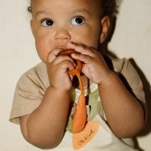 Load image into Gallery viewer, OLI&amp;CAROL Cathy the Carrot Pacifier Clip