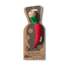 Load image into Gallery viewer, OLI&amp;CAROL Charly the Chili Pacifier Clip