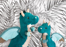 Load image into Gallery viewer, Histoire D’ours Emerald Dragon Plush