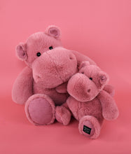 Load image into Gallery viewer, Histoire D’ours Hip Fun: Pomegranate Hippo Plush