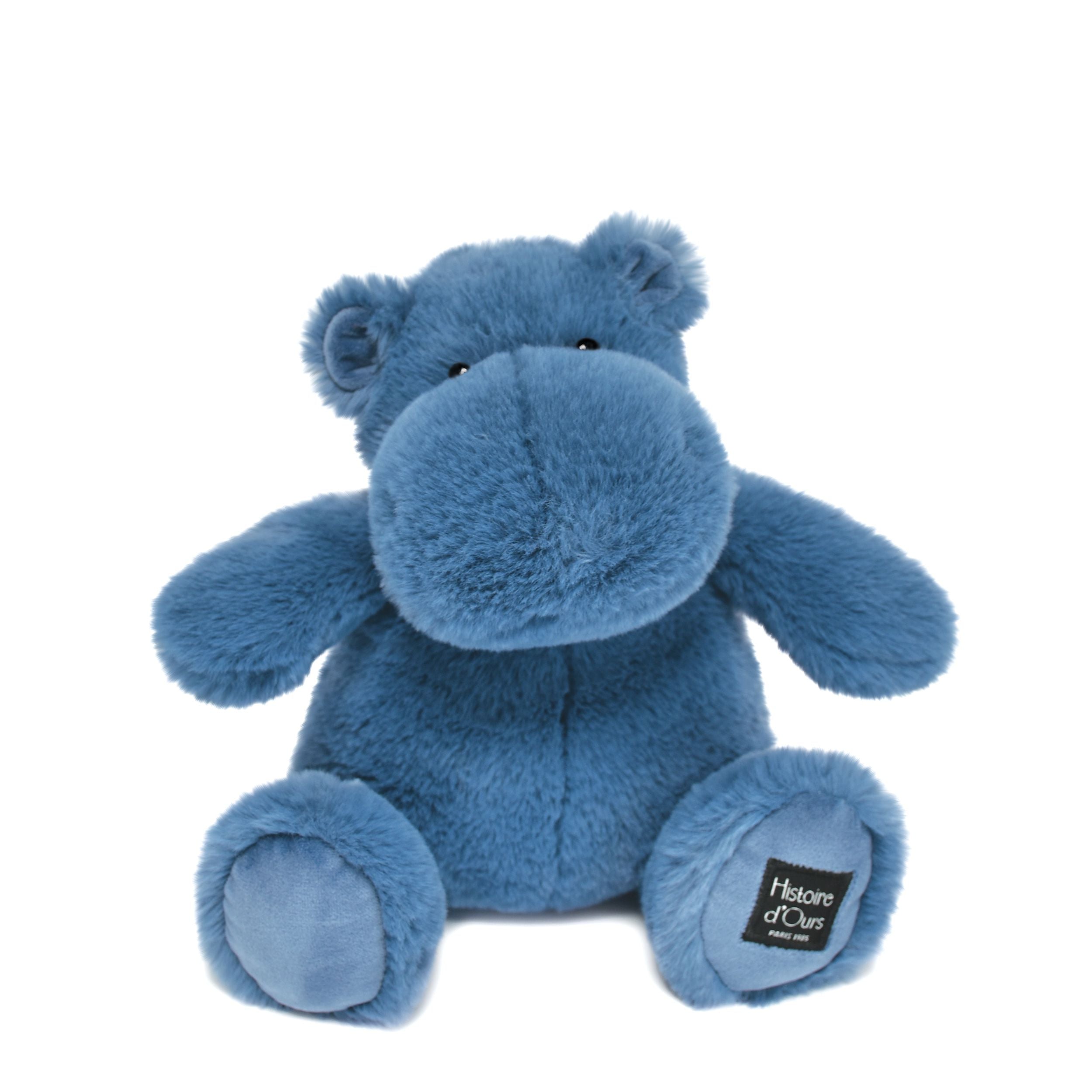 Peluche Hipopótamo Histoire D'Ours | Verde Almendra De 40 Cm | Suave Y Lavable, Ideal Desde El Nacimiento