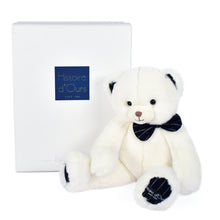 Load image into Gallery viewer, Histoire D’ours Preppy Chic: Ivory Bear
