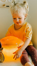Load image into Gallery viewer, Egmont Lamp - Large Gold Mushroom w/ Plug