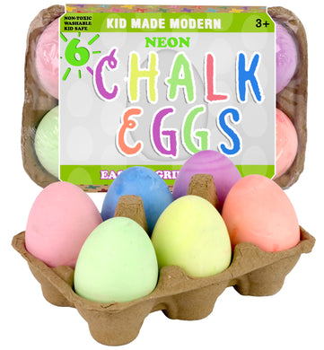 Kid Made Modern Chalk Eggs - 6 pack