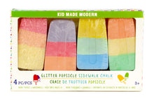 Load image into Gallery viewer, Kid Made Modern 3 Color Popsicle Glitter Chalk 4 Pack