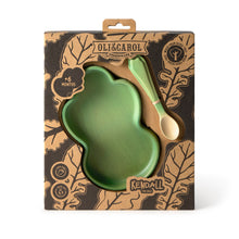 Load image into Gallery viewer, OLI&amp;CAROL Kendall the Kale Plate &amp; Spoon Set