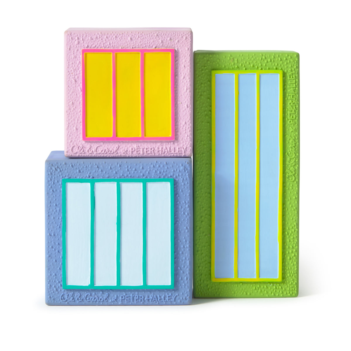 OLI&CAROL Peter Halley Baby Stacking Blocks Cells – Hotaling