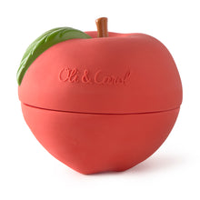 Load image into Gallery viewer, OLI&amp;CAROL Apple Stacking Toy &amp; Rattle Ball