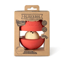 Load image into Gallery viewer, OLI&amp;CAROL Apple Stacking Toy &amp; Rattle Ball