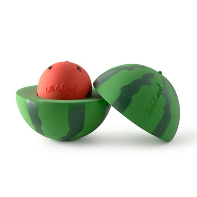 OLI&CAROL Watermelon Stacking Toy & Rattle Ball