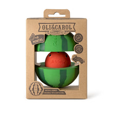 Load image into Gallery viewer, OLI&amp;CAROL Watermelon Stacking Toy &amp; Rattle Ball