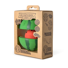 Load image into Gallery viewer, OLI&amp;CAROL Watermelon Stacking Toy &amp; Rattle Ball