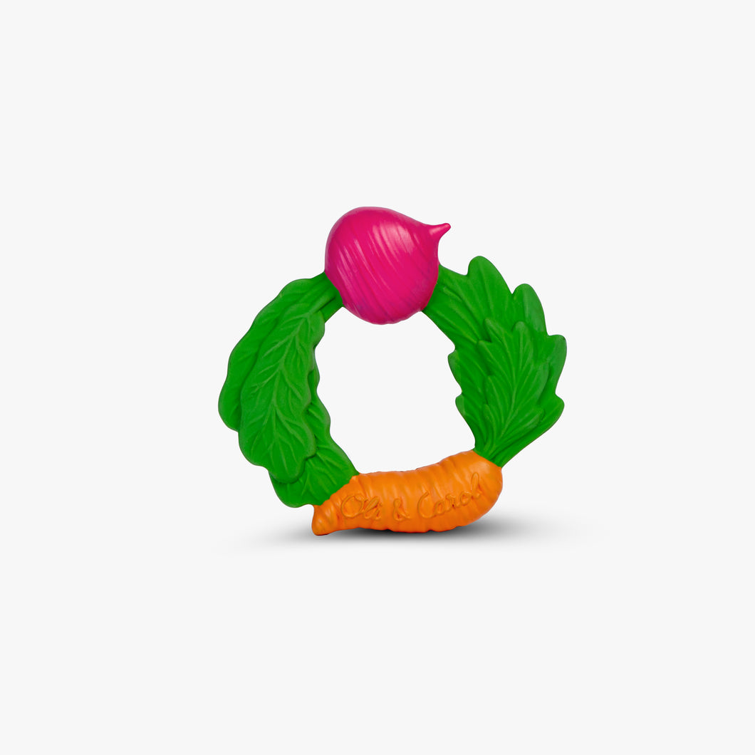OLI&CAROL Veggie Teething Ring
