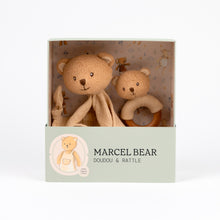Load image into Gallery viewer, Egmont Toys Marcel the Bear Doudou + Rattle Gift Set