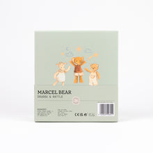 Load image into Gallery viewer, Egmont Toys Marcel the Bear Doudou + Rattle Gift Set