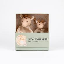 Load image into Gallery viewer, Egmont Toys Leonie the Giraffe Doudou + Rattle Gift Set