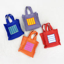 Load image into Gallery viewer, OLI&amp;CAROL Peter Halley Fabric Handbag Purple Cell