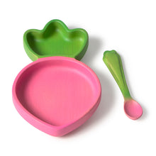 Load image into Gallery viewer, OLI&amp;CAROL Ramona the Radish Plate &amp; Spoon Set