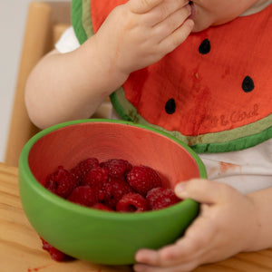 OLI&CAROL Wally the Watermelon Bowl & Spoon Set
