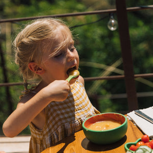 OLI&CAROL Wally the Watermelon Bowl & Spoon Set
