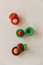 Load image into Gallery viewer, OLI&amp;CAROL Apple Stacking Toy &amp; Rattle Ball