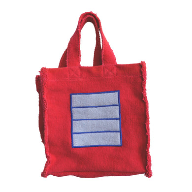 OLI&CAROL Peter Halley Fabric Handbag Pink Cell