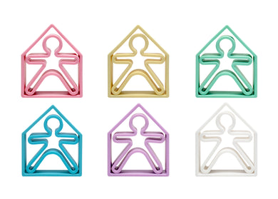 dëna Pastel Kids & Houses 6 Pack