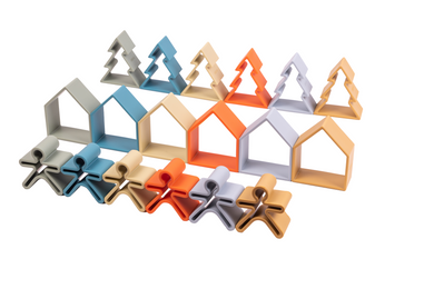 dëna Nature Kids, Houses & Trees 6 Pack