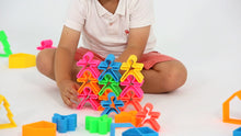 Load image into Gallery viewer, dëna Neon Kids, Houses &amp; Trees 6 Pack