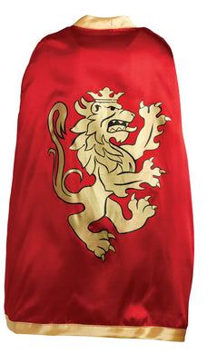 Liontouch Pretend-Play Dress Up Costume Noble Knight Cape - Red