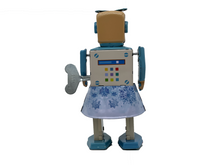 Load image into Gallery viewer, Mr &amp; Mrs Tin Snow Bot