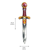 Load image into Gallery viewer, Liontouch Pretend-Play Foam Mini Lion Sword - Red