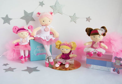 Doudou et Compagnie Little Ballerinas - 6 assorted dolls