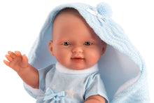 Load image into Gallery viewer, Llorens 10.2&quot; Anatomically-Correct Baby Doll Braydon With Swaddle Blanket