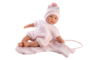 Llorens 11.8" Soft Body Crying Baby Doll Emma