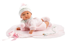 Load image into Gallery viewer, Llorens 15&quot; Soft Body Crying Baby Doll Tatiana with Blanket