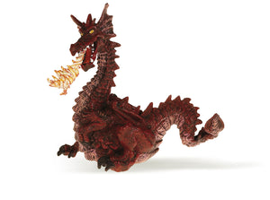 Papo France Red Dragon With Flame