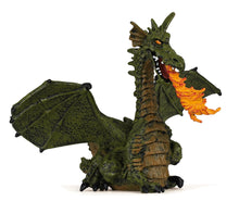 Load image into Gallery viewer, Papo France Green Winged Dragon With Flame