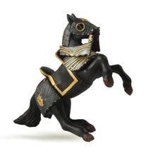 Load image into Gallery viewer, Papo France Knight In Black Armor Horse