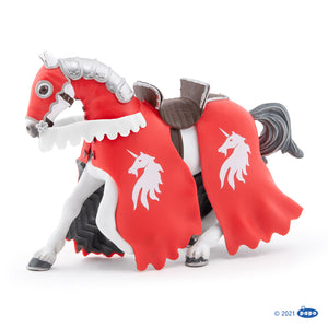 Papo France Horse of Unicorn Knight w/ Lance