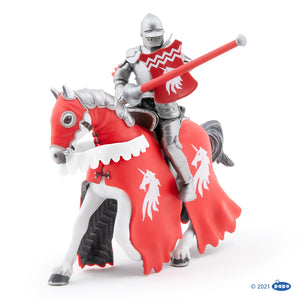 Papo France Horse of Unicorn Knight w/ Lance