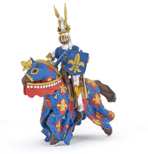 Load image into Gallery viewer, Papo France Blue Knight Fleur De Lys