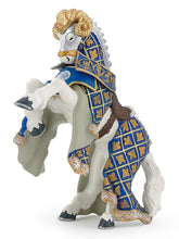 Load image into Gallery viewer, Papo France Blue Weapon Master Ram Horse