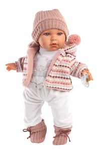 Llorens 16.5" Soft Body Crying Baby Doll Julia