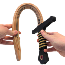 Load image into Gallery viewer, Liontouch Pretend-Play WoodyLion Sword - Large Black &amp; Gold