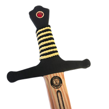 Load image into Gallery viewer, Liontouch Pretend-Play WoodyLion Sword - Large Black &amp; Gold